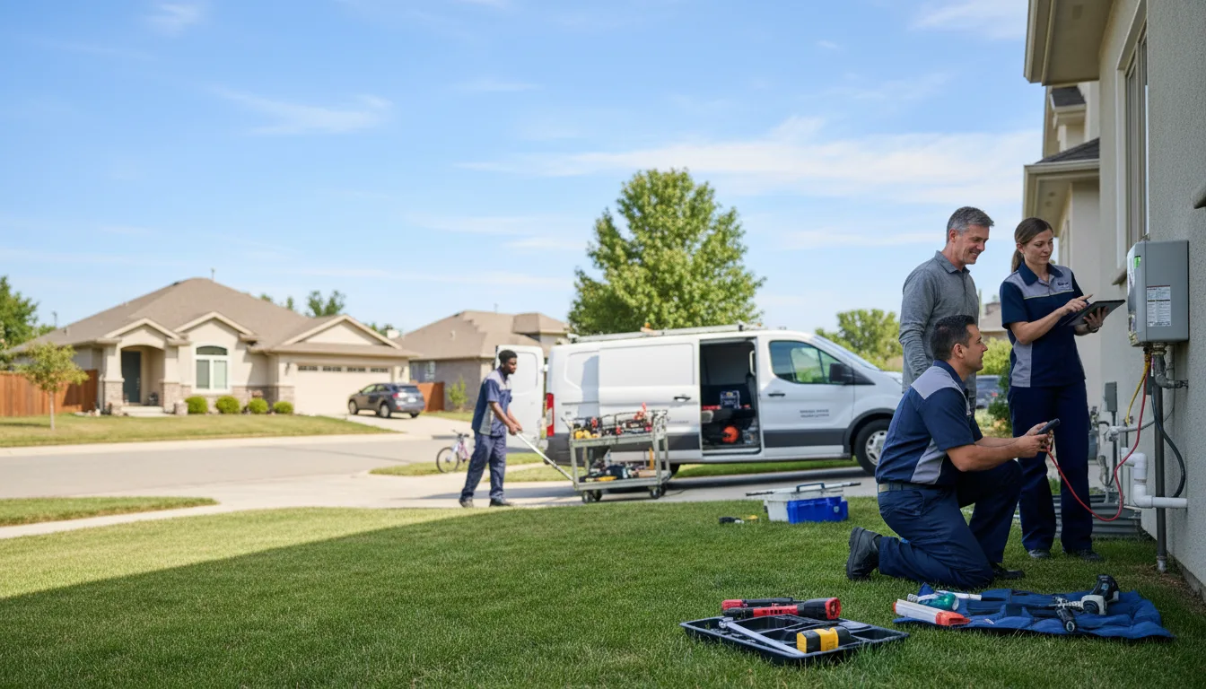 Tankless water heater service in Clifton, VA